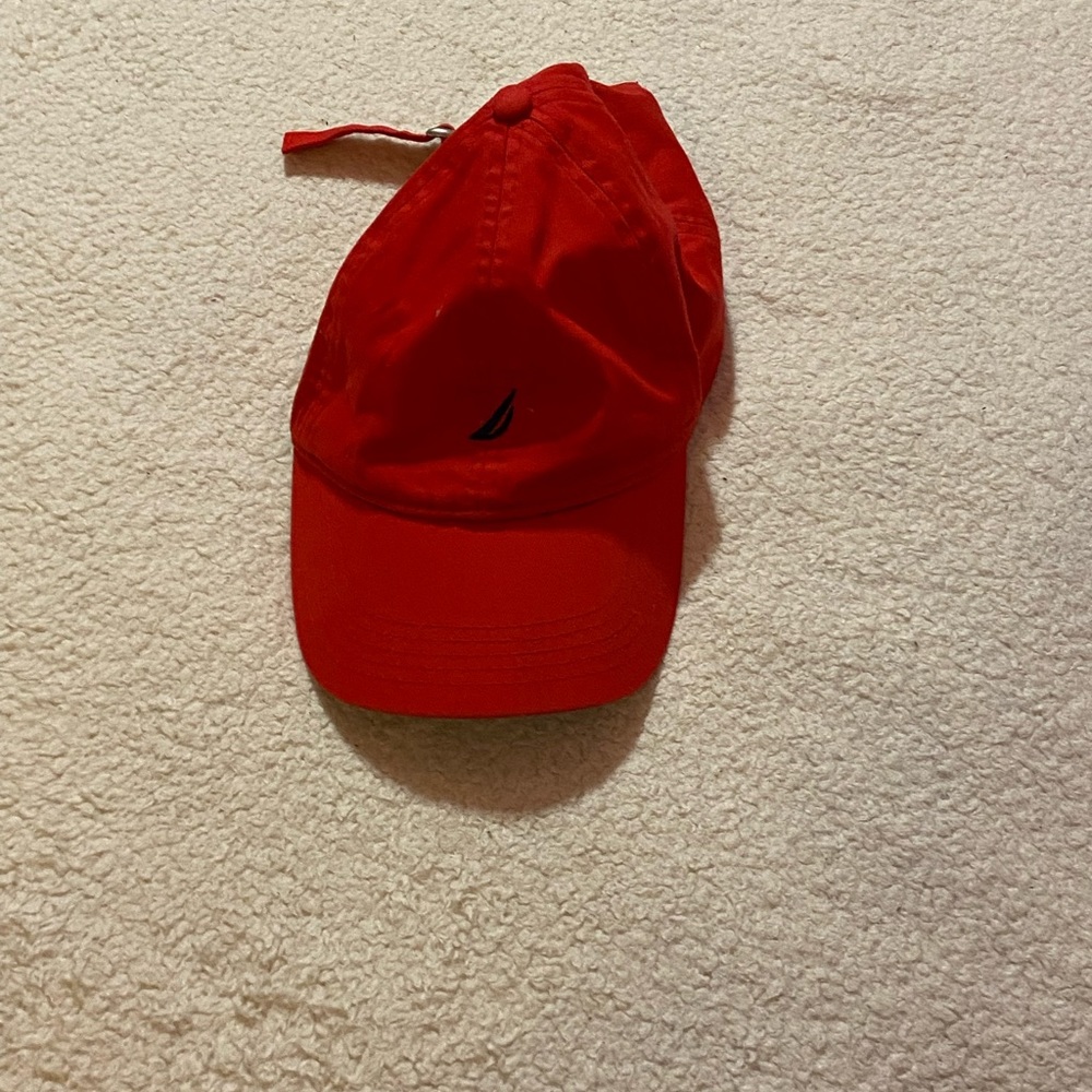 Red náutica hat